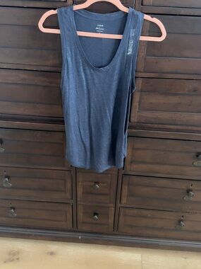 J. Crew Navy Scoop Neck Tank